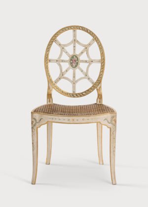Aquileia Chair Ivory & Gold