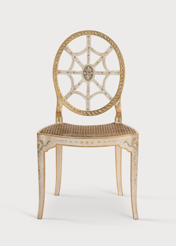 Aquileia Chair Ivory & Gold