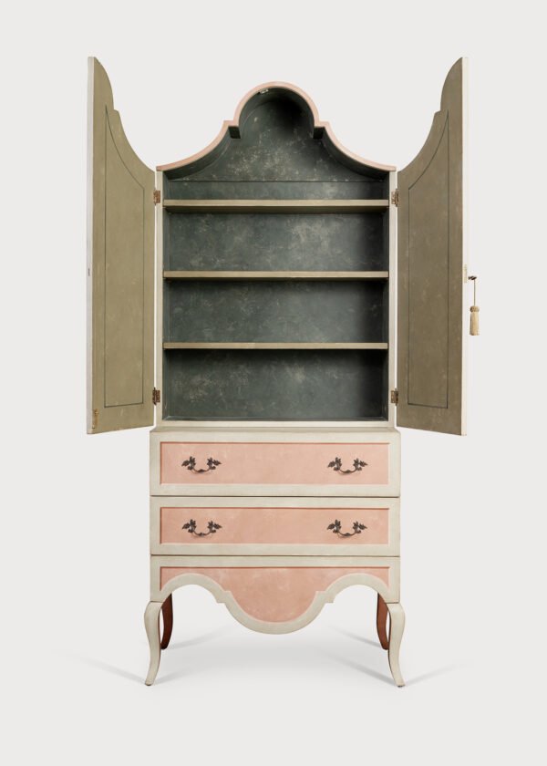 Pesaro Secretary Trompe L'oeil Panelling 02