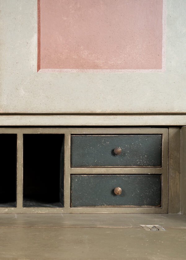 Pesaro Secretary Trompe L'oeil Panelling 05