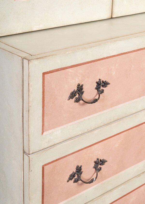 Pesaro Secretary Trompe L'oeil Panelling 07