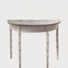 Ravenna Table Demilune Bamboo Chequered