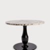 Santo Stefano Table Round Black And Chalky White Mau02347 01