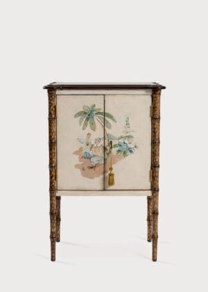 Image showing: Lombardia Bamboo Nightstand Tales In Chinoiserie